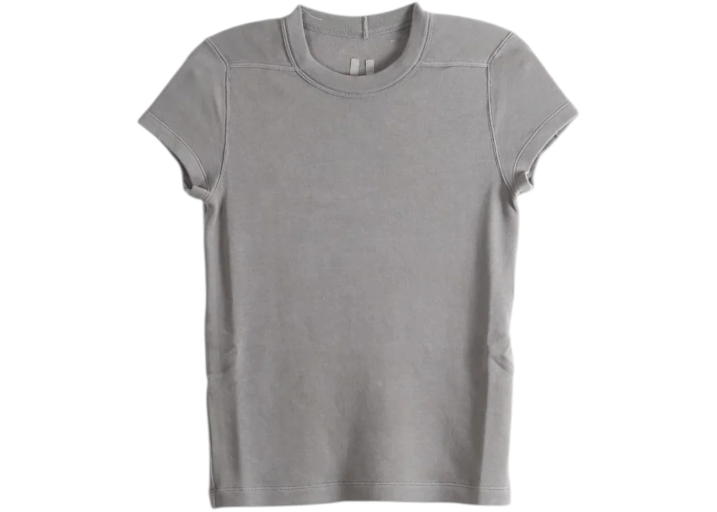 Rick Owens Women's Cropped Level T-Shirt Steel