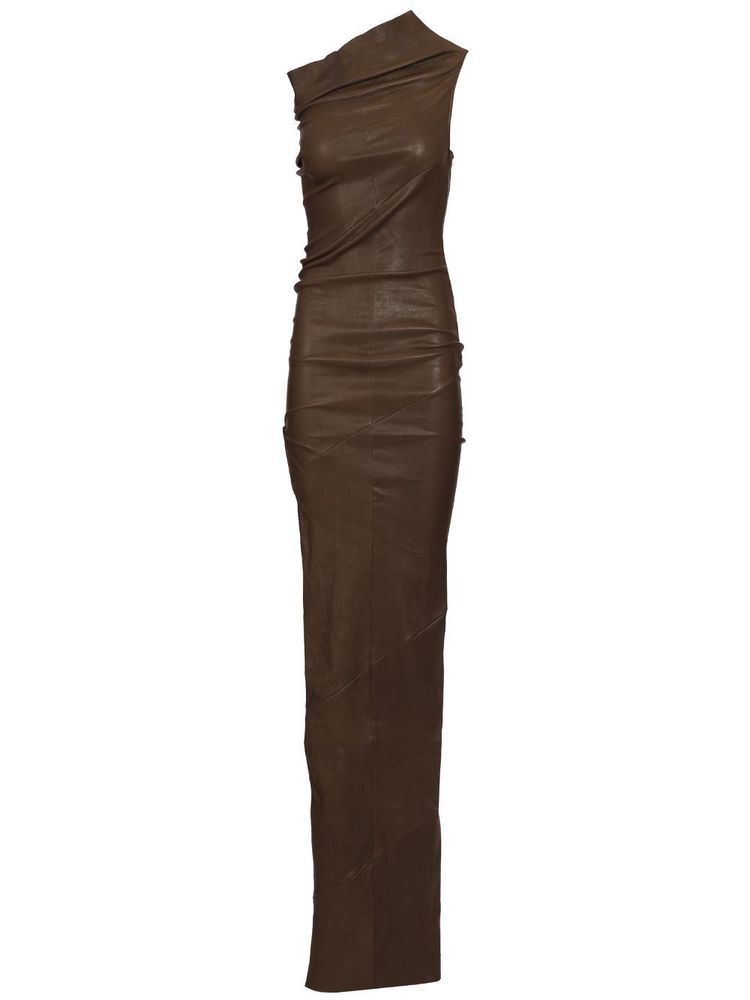 Rick Owens Athena Asymmetric Maxi Dress