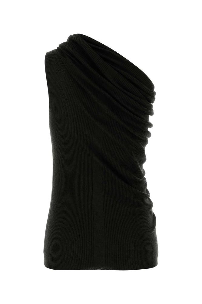 Rick Owens Athena One-Shoulder Knitted Top
