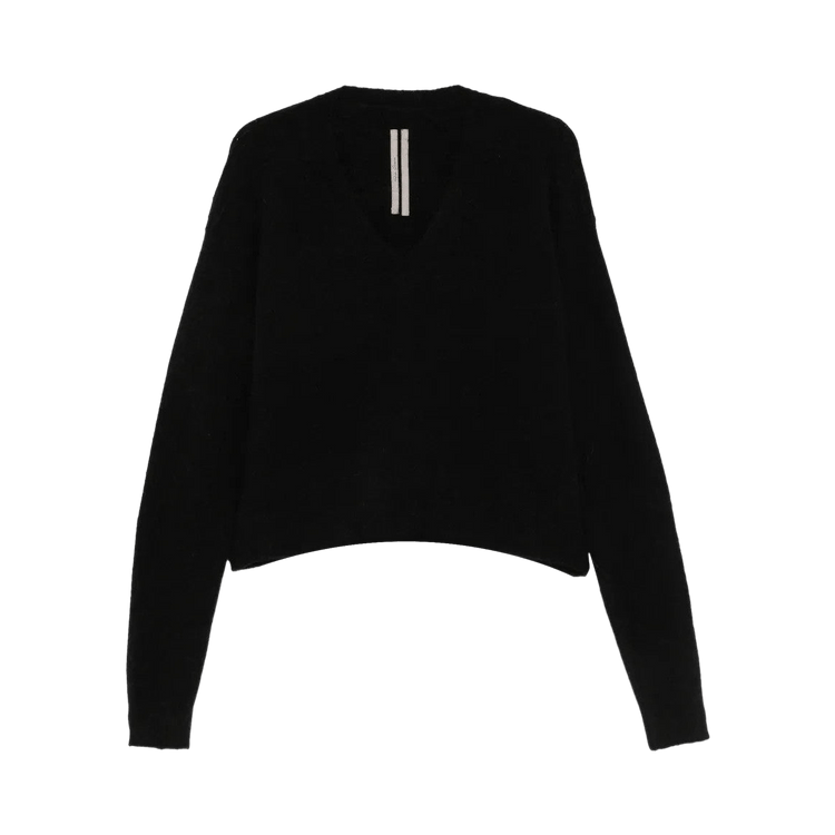 Rick Owens Tommy Neck Maglia 'Black'