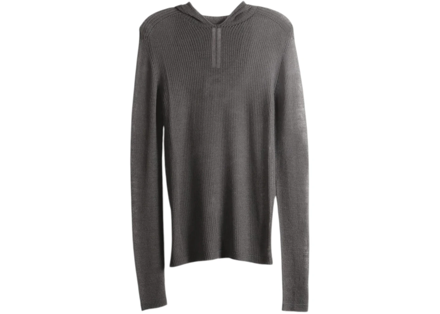 Rick Owens Women's Hooded LS Maglia Top Drkdust