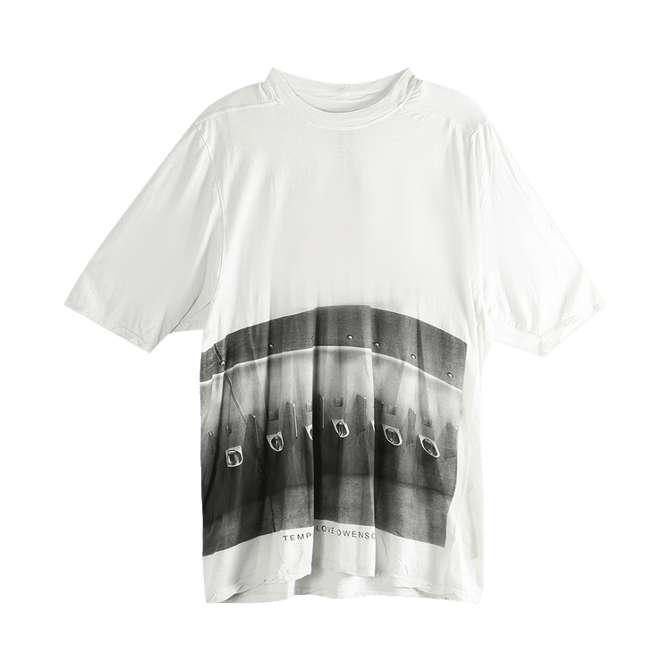Rick Owens Jumbo Short-Sleeve T-Shirt 'Milk Wash/Black'