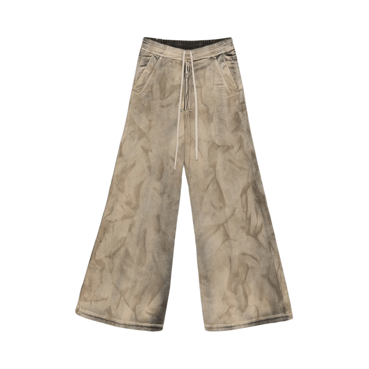 Rick Owens Pantaloni In Denim Wide Bela Pants 'Dust'