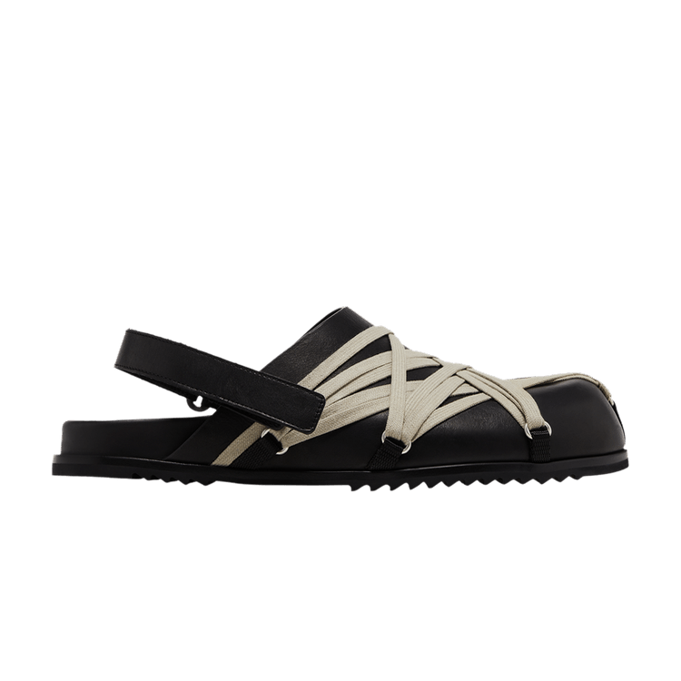Rick Owens Hollywood Megalaced Mule Granola 'Black'