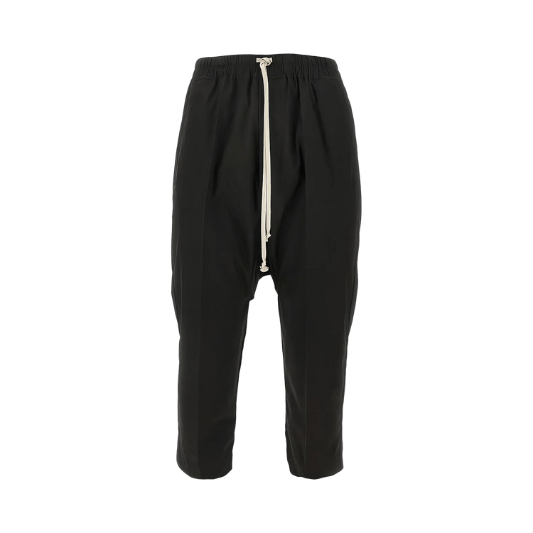 Rick Owens Drawstring Cropped Pants 'Black'