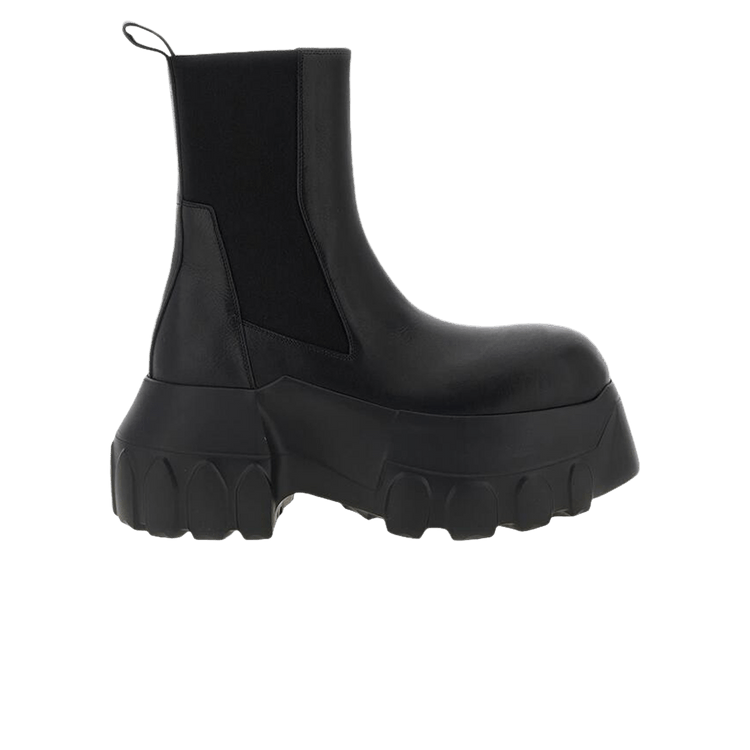 Rick Owens Black Beatle Mega Tractor Chelsea Boot 'Black'