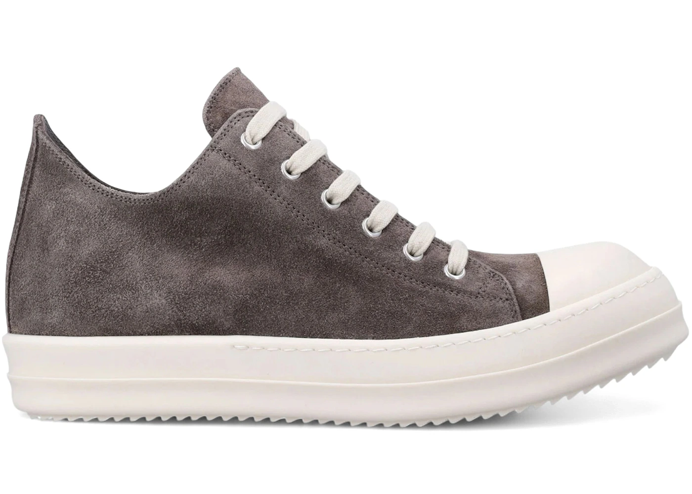 Rick Owens Temple Low Sneakers Dark Dust Milk