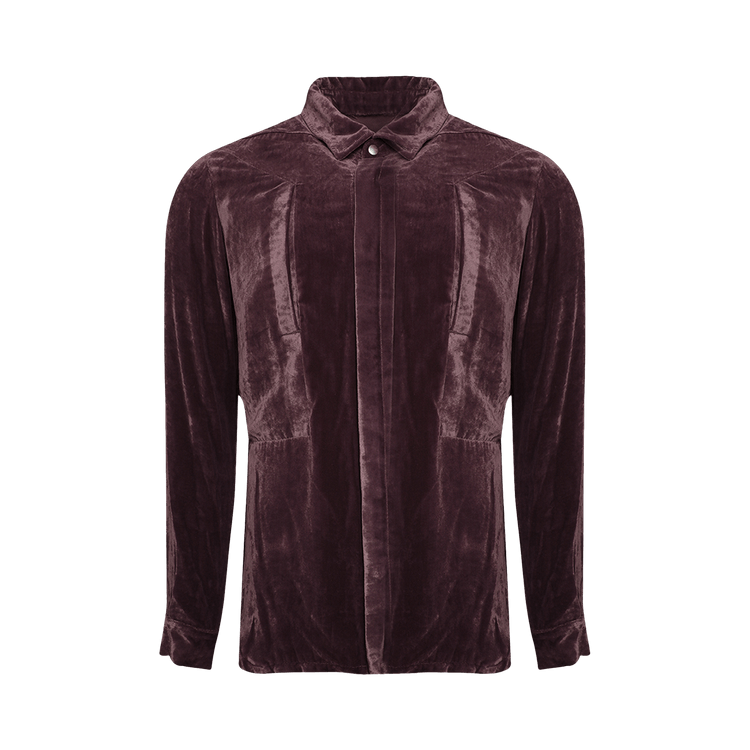 Rick Owens Fogpocket Long-Sleeve Shirt 'Amethyst'