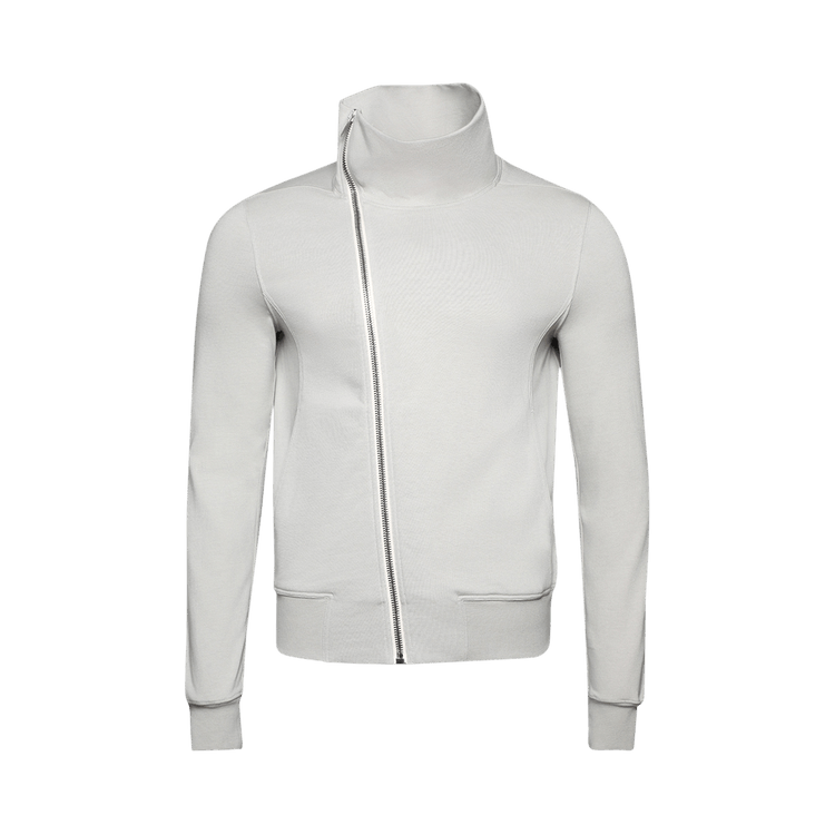 Rick Owens Asymmetrical Zippered Sweatshirt 'Pearl'
