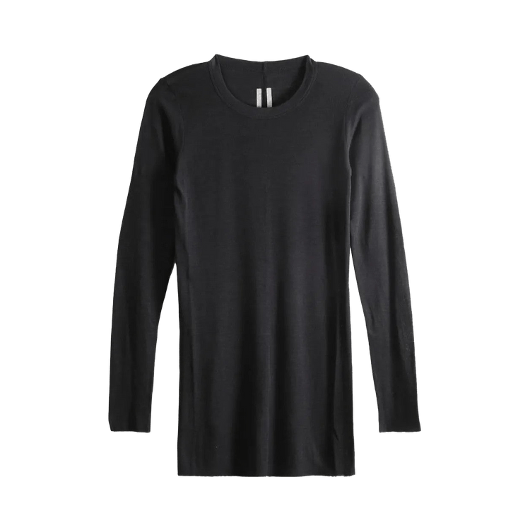 Rick Owens Rib Long-Sleeve T-Shirt 'Black'