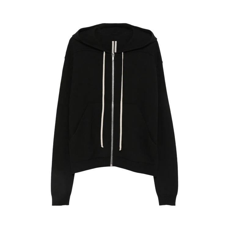 Rick Owens Zipped Hoodie 'Black'