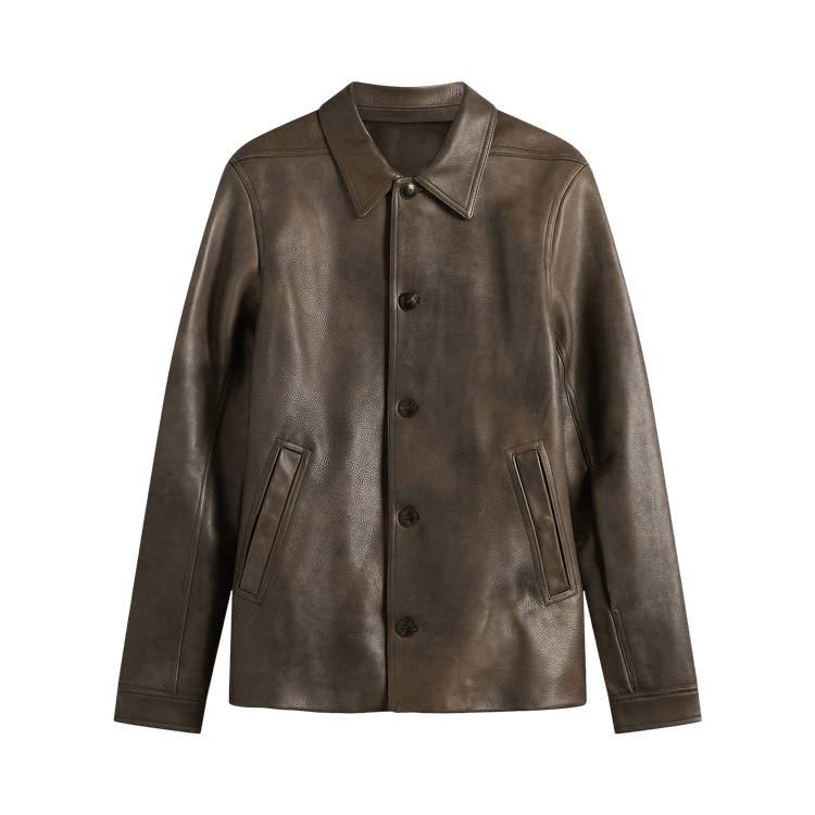 Rick Owens Buttoned Brad Jacket 'Washed Black'