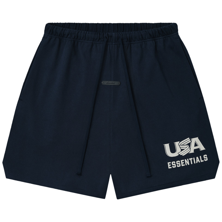 Fear of God Essentials USA Jersey Sweatshort 'Dark Sapphire'