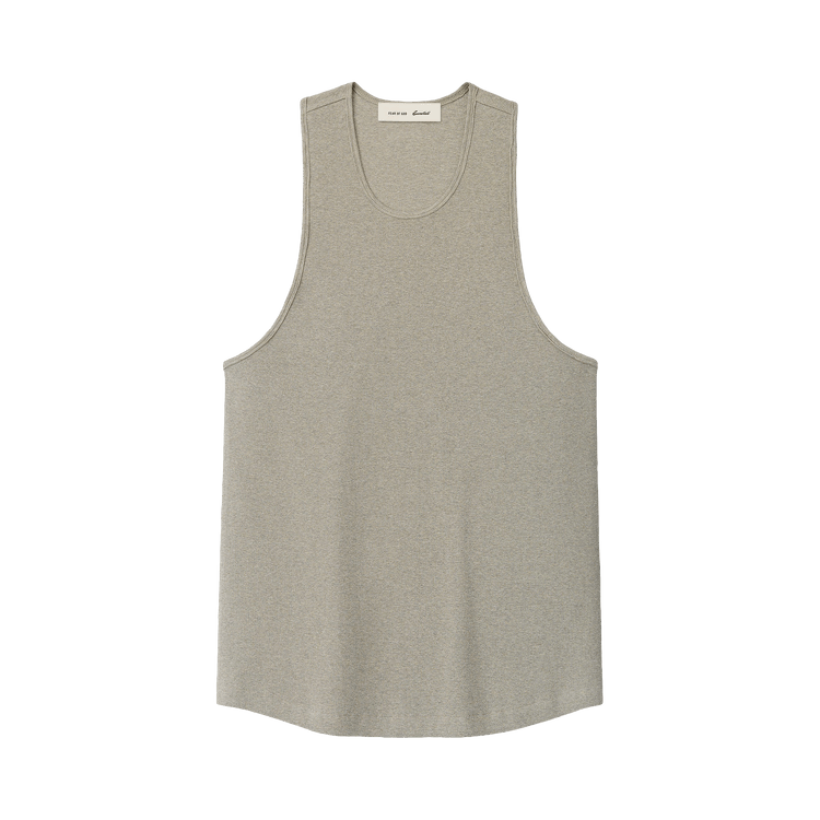 Fear of God Essentials Ribbed Essential Tank 'Seal Heather'