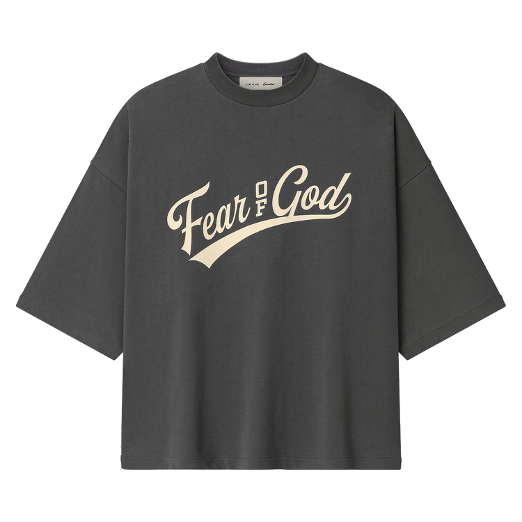 Fear of God Essentials Merch Tee Boxy Fit 'Iron Grey'