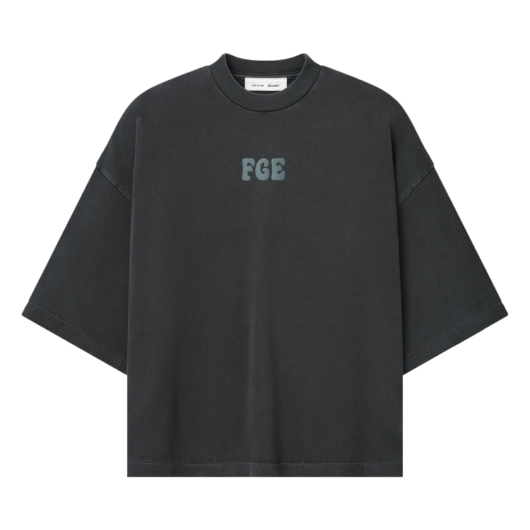 Fear of God Essentials Heavy Jersey Merch Tee Boxy Fit 'Washed Iron Grey'
