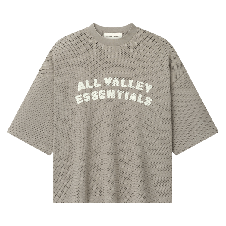 Fear of God Essentials Sport Mesh Merch Tee Boxy Fit 'Seal'