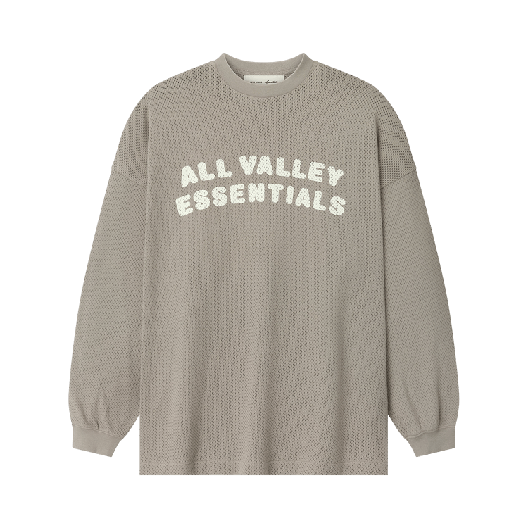 Fear of God Essentials Sport Mesh Merch Long Sleeve Tee 'Seal'