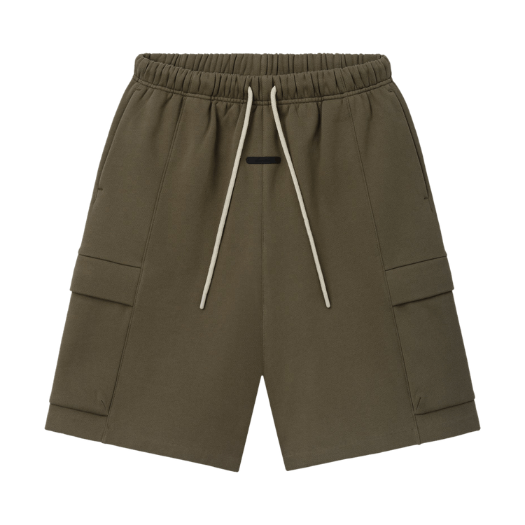 Fear of God Essentials Fleece Cargo Short 'Moss'