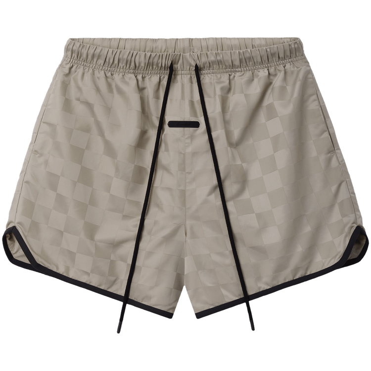Fear of God Essentials Nylon Checkered Gym Short 'Seal'