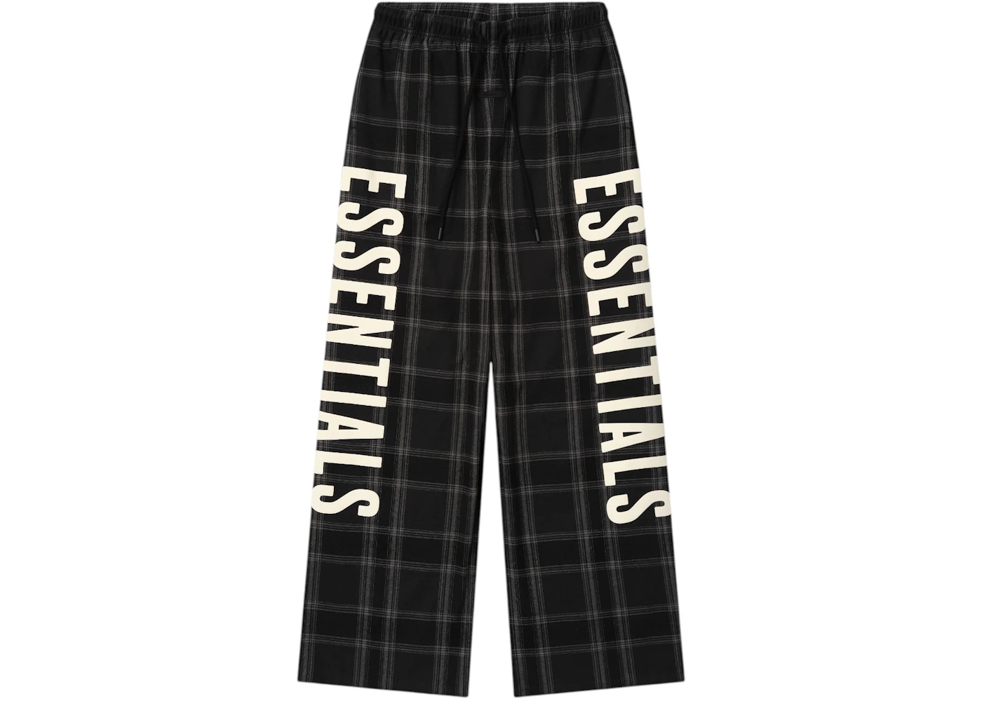 Fear of God Essentials Flannel Lounge Pant Vintage Black Plaid