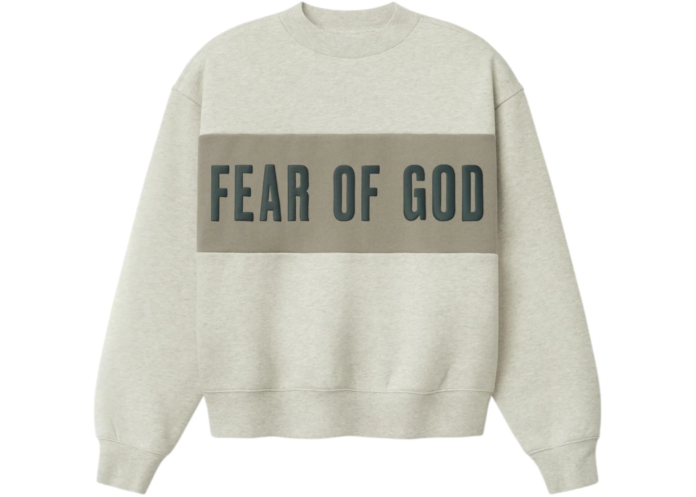 Fear of God Women's Essentials Paneled Classic Crewneck Vanilla Heather