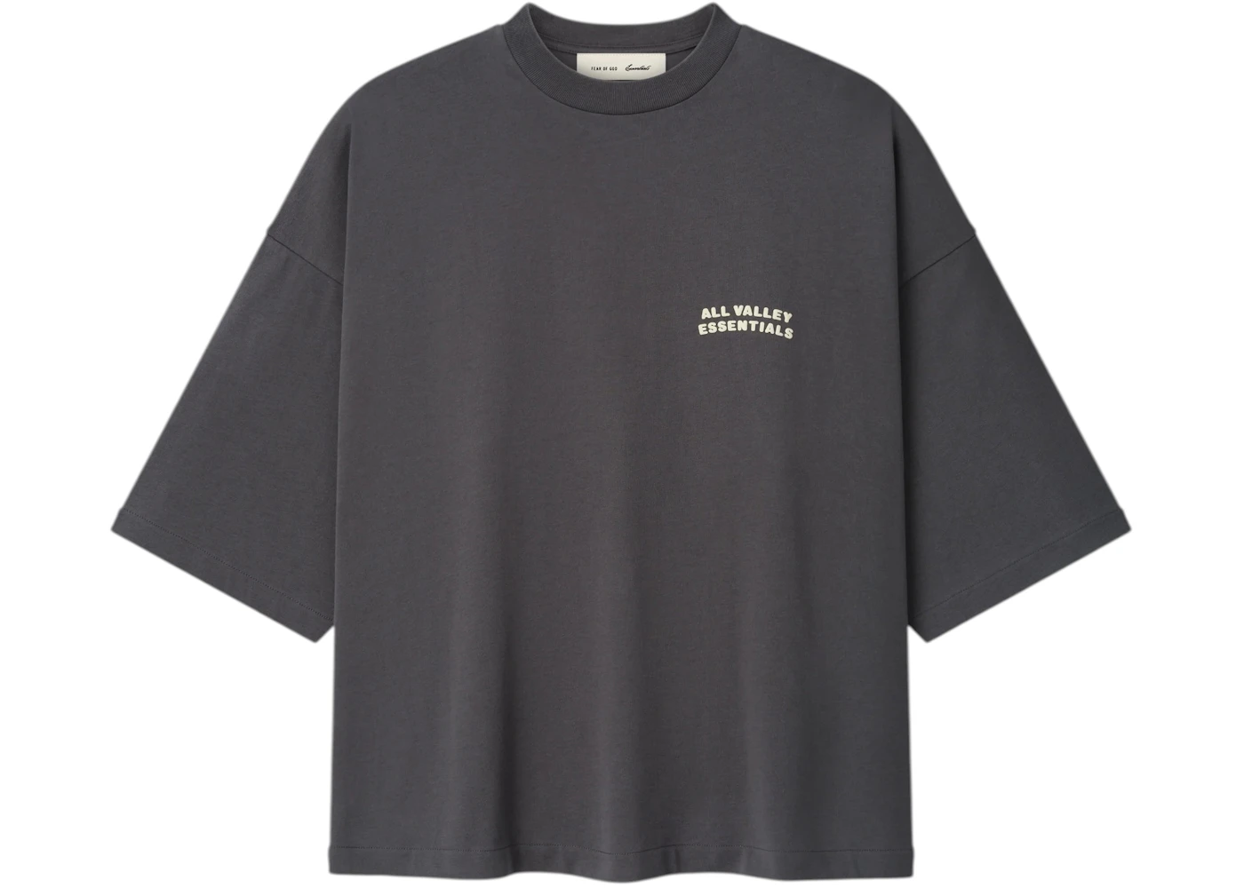 Fear of God Essentials Merch Boxy Fit Tee Iron Grey