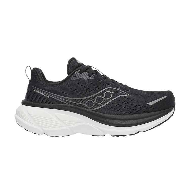 Saucony Hurricane 25 Wide 'Black White'