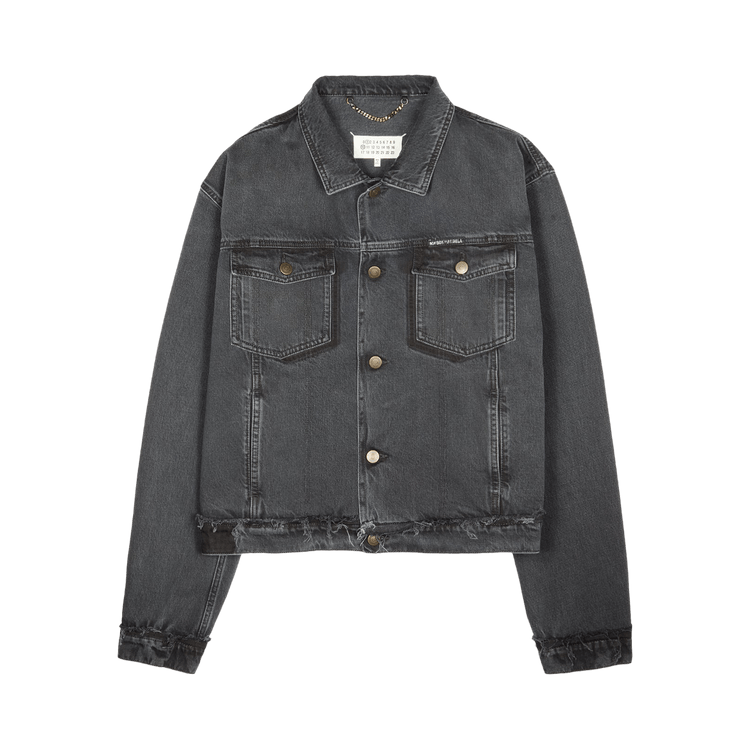 Maison Margiela Denim Jacket With Logo 'Black'