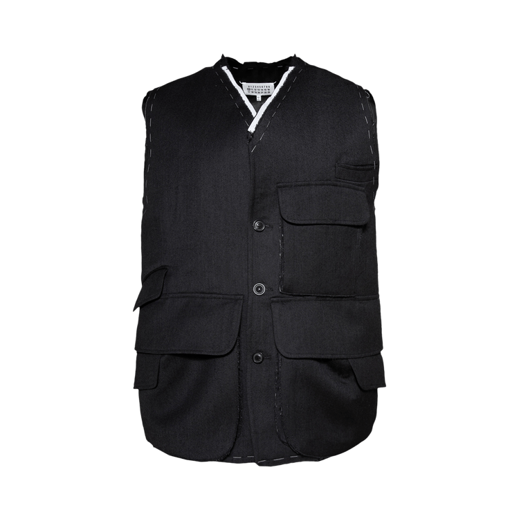 Maison Margiela Suiting Vest 'Grey Melange'