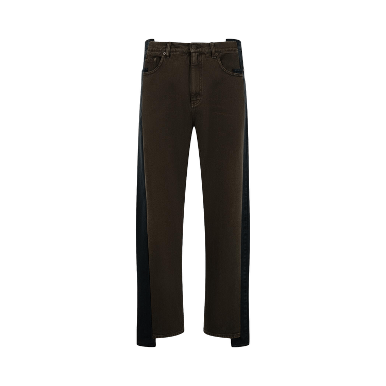 Maison Margiela Spliced Trousers 'Black/Brown'