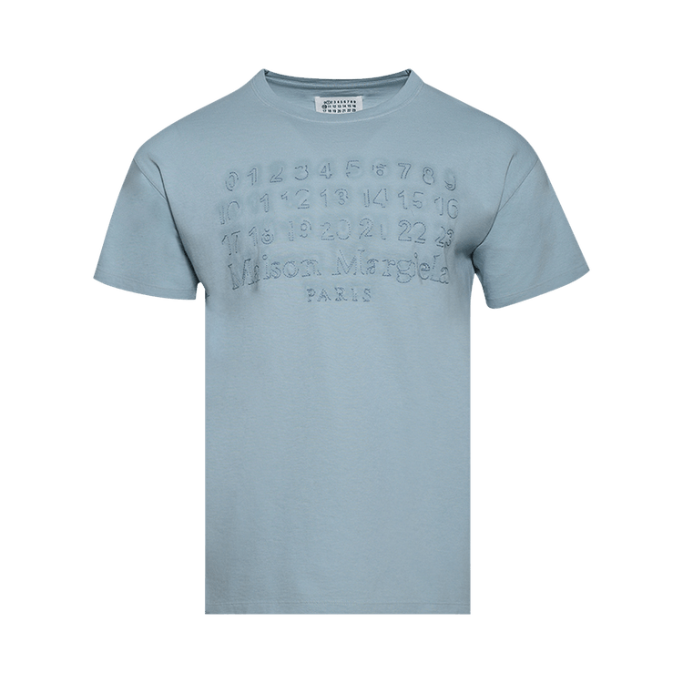 Maison Margiela Logo Print T-Shirt 'Baby Blue'