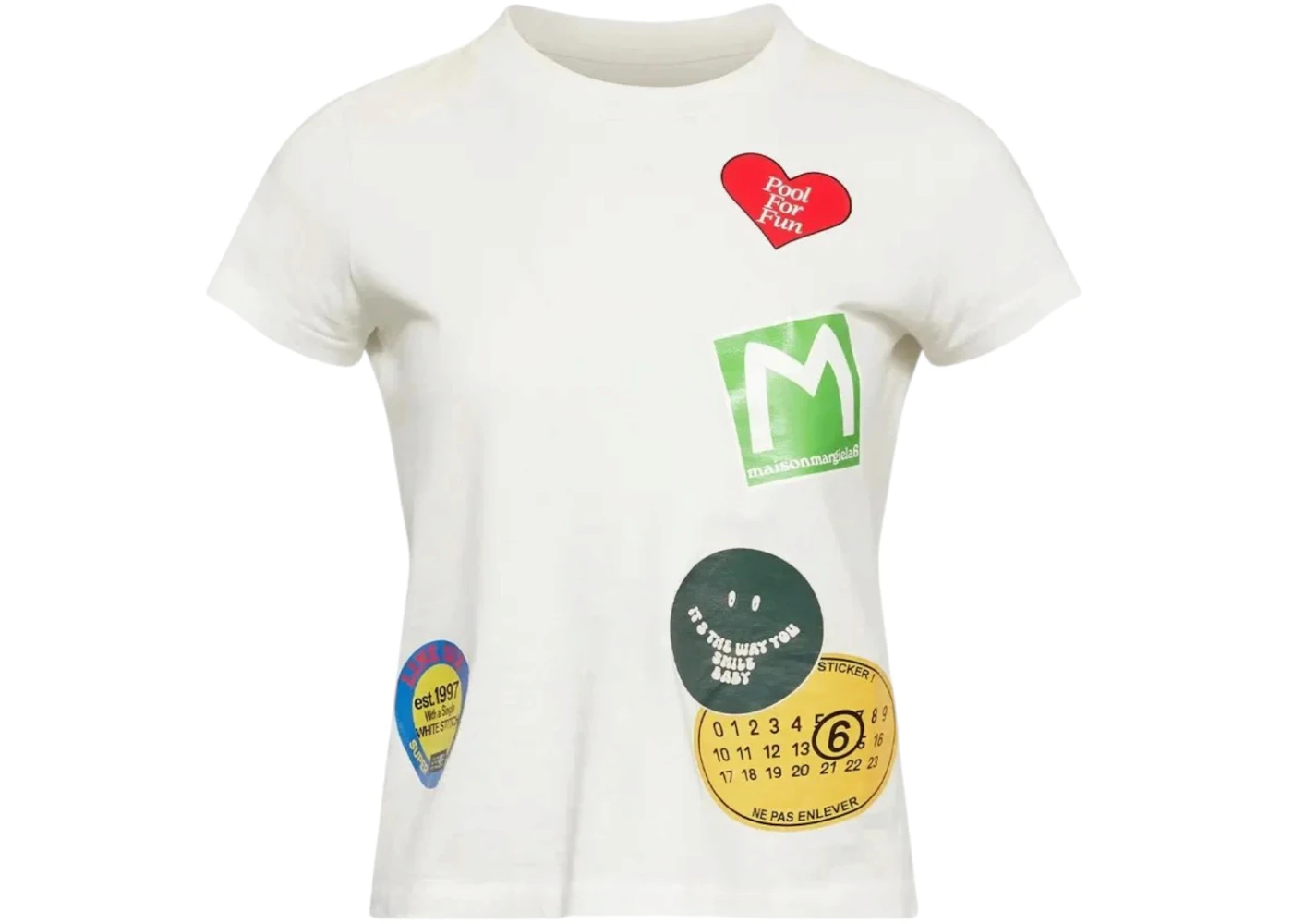 Maison Margiela Women's MM6 Avp T-shirt Off White