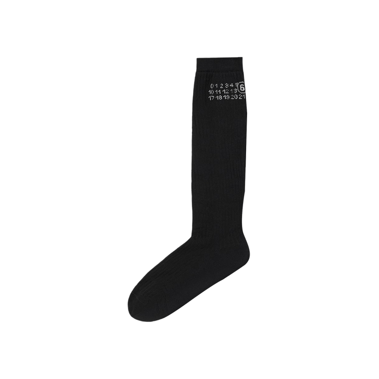 MM6 Maison Margiela Knee-High Socks 'Black'