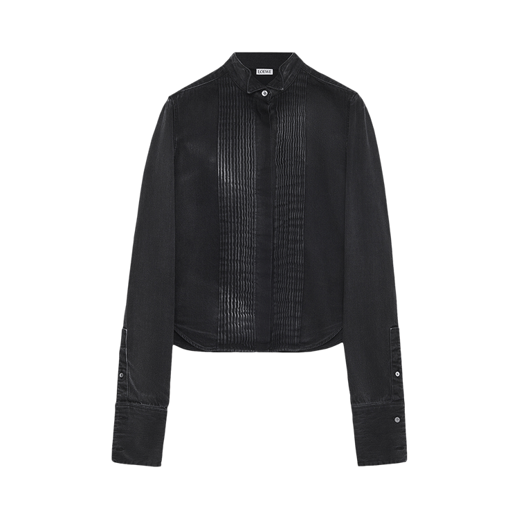 Loewe Pleated Shirt 'Washed Black'