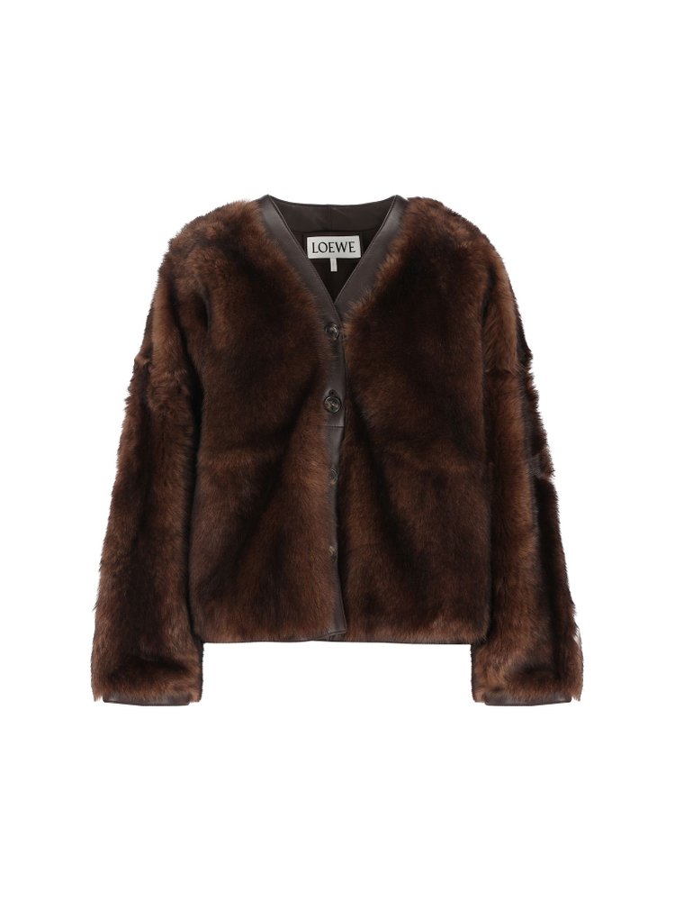 Loewe Shearling Cardigan