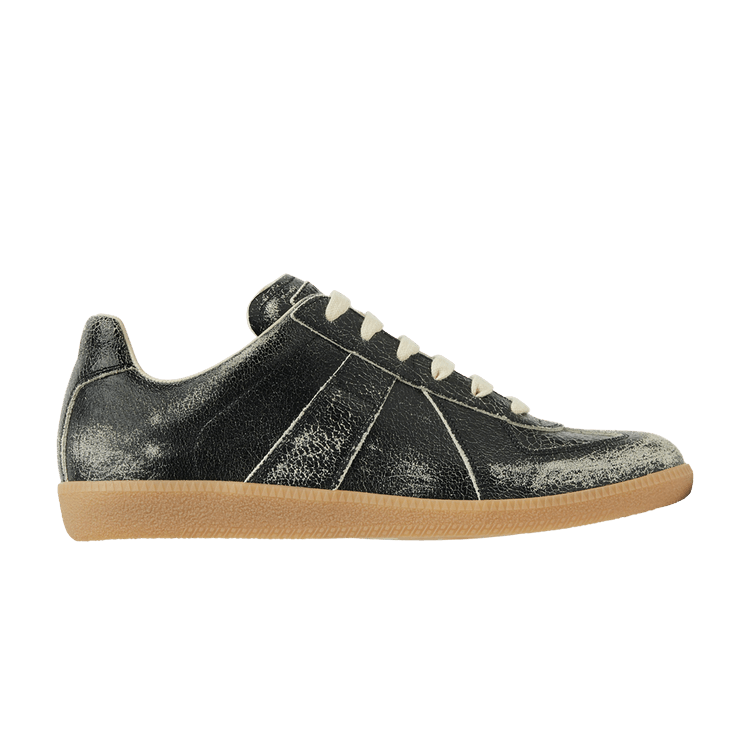 Maison Margiela Wmns Replica Sneaker 'Black White Distressed'