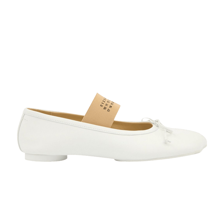 MM6 Maison Margiela Wmns Anatomic Ballerinas 'White'