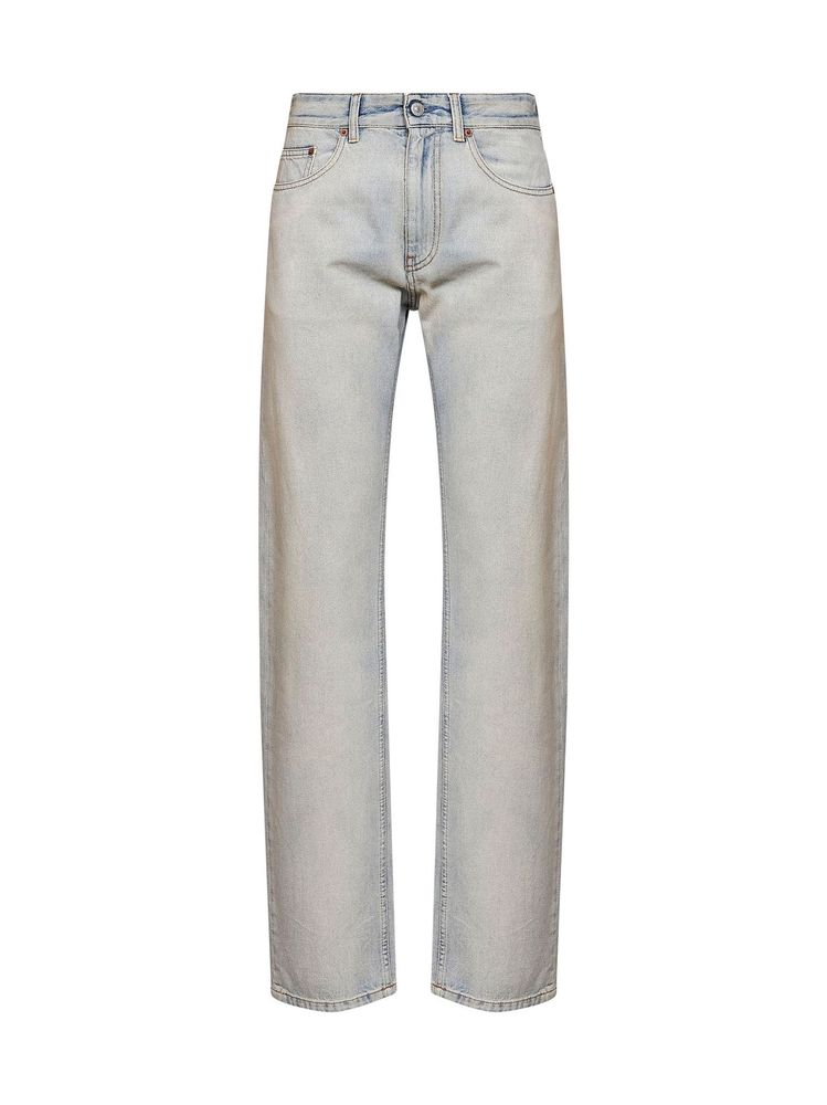 MM6 Maison Margiela Logo Patch Jeans