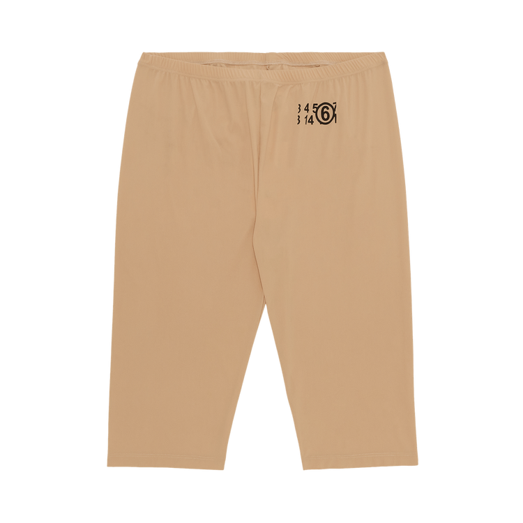 MM6 Maison Margiela Logo Biker Shorts 'Nude'
