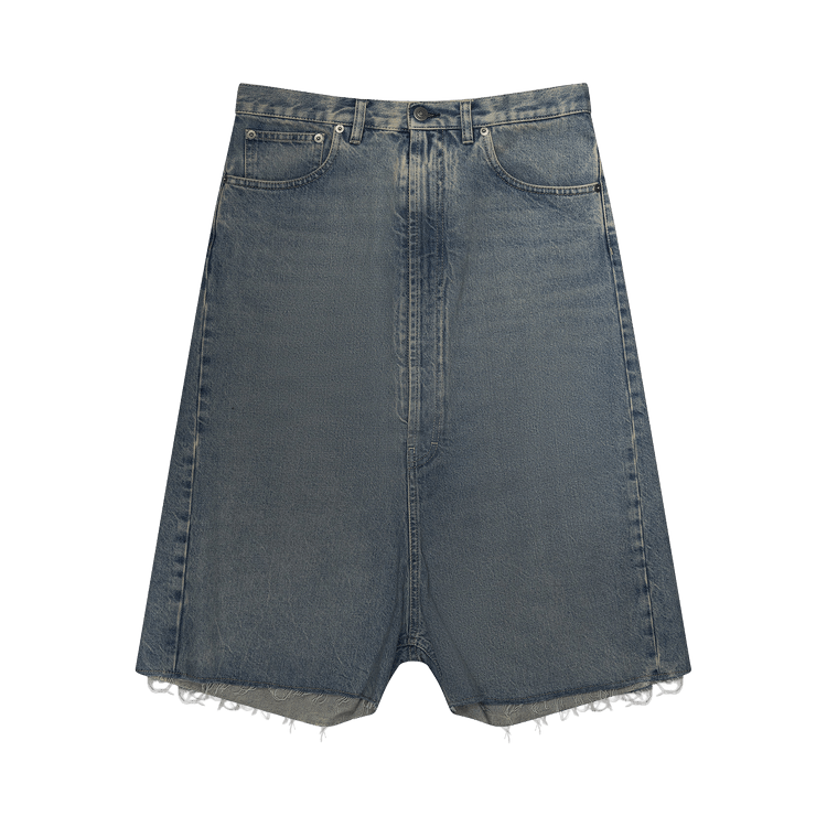 Maison Margiela Extra Long Denim Shorts 'Denim/Blue'