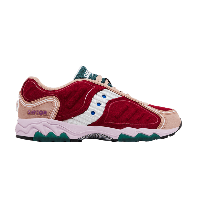 Jae Tips x Saucony Matrix 'No Shoes In The House - Cranberry'