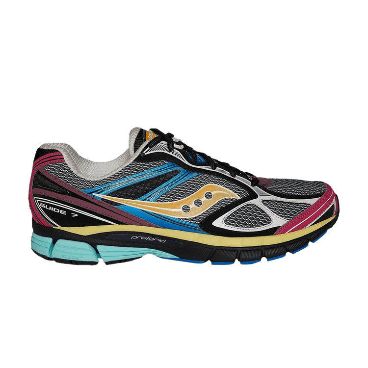 Saucony ProGrid Guide 7 'Multi-Color Black' Foot Locker Exclusive