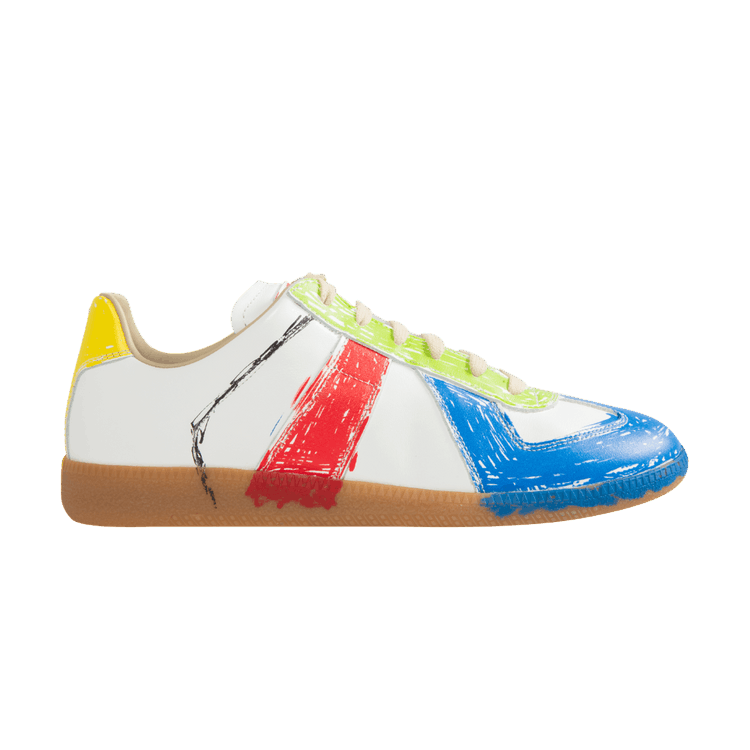 Maison Margiela Replica Paint Splatter Sneakers 'White Multicolor'