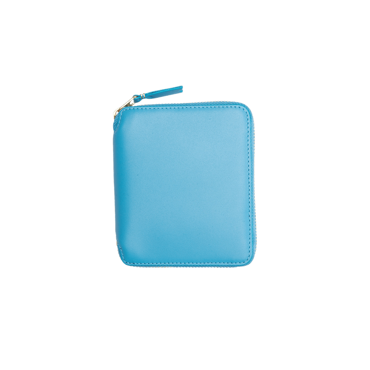 Comme des Garçons Classic Leather Line Zipper Wallet 'Blue'