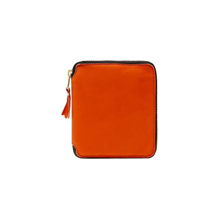 Comme des Garçons SHIRT Washed Full Zip Around Wallet 'Orange'
