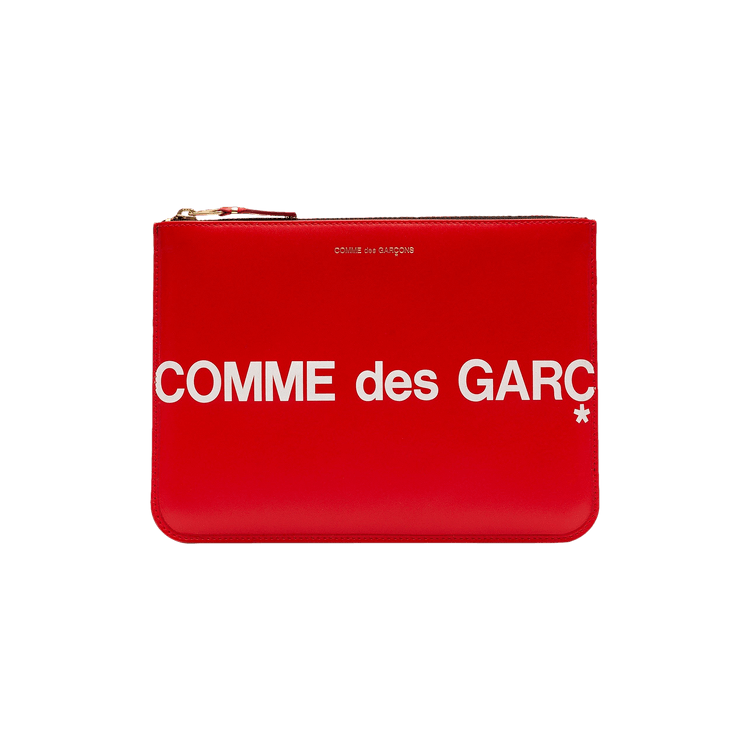 Comme des Garçons Huge Logo Wallet 'Red'