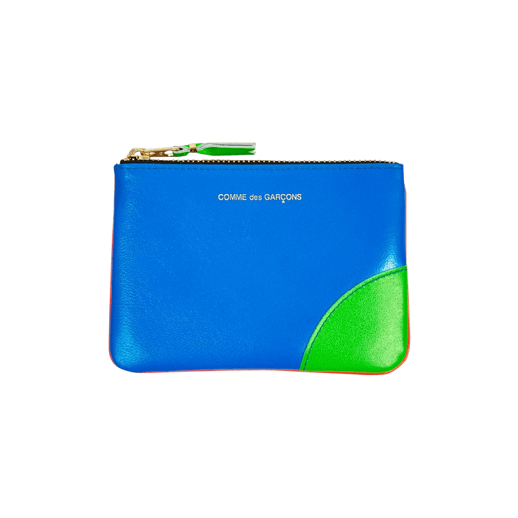Comme des Garçons Super Fluo Wallet 'Blue Flup'