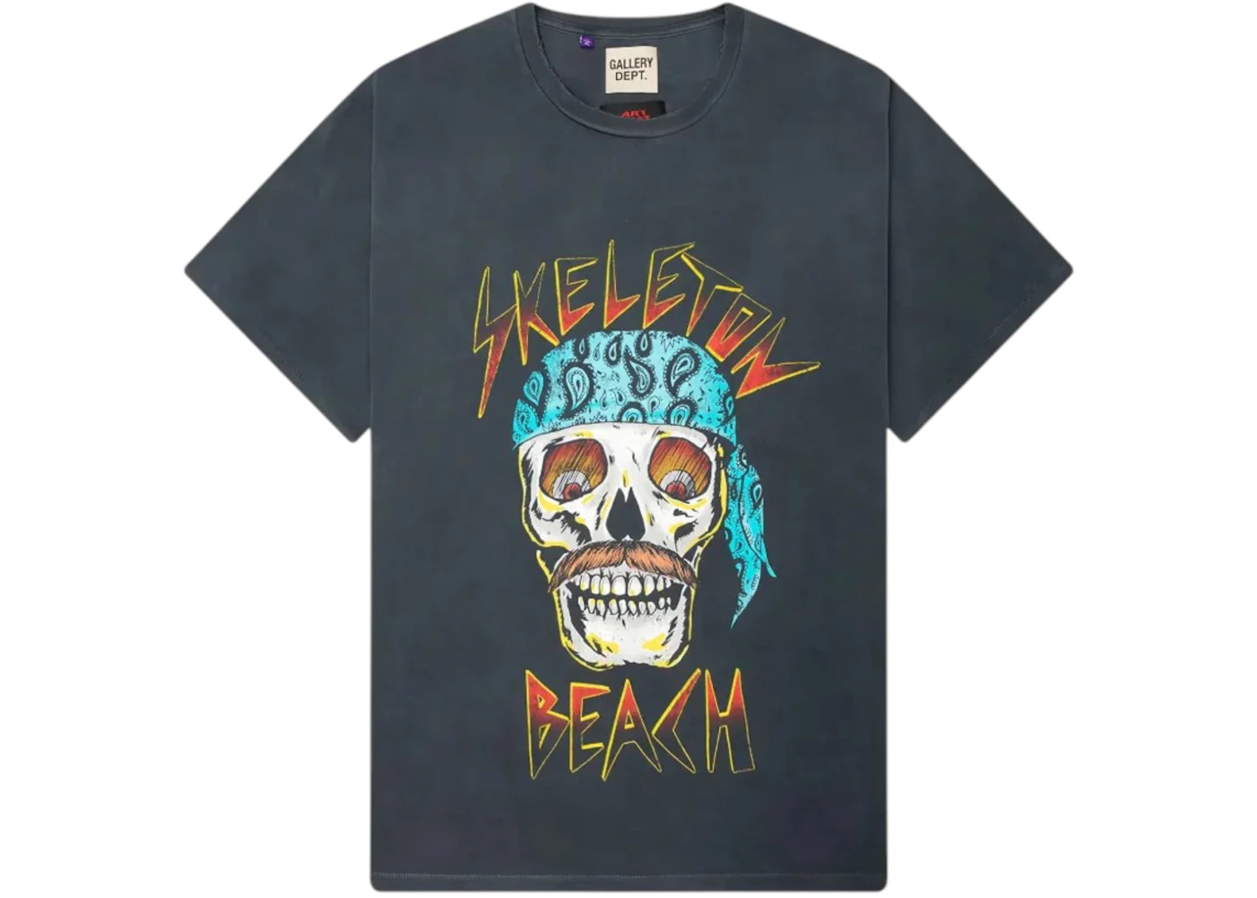 Gallery Dept. Skeleton Beach Tee Light Vintage Black