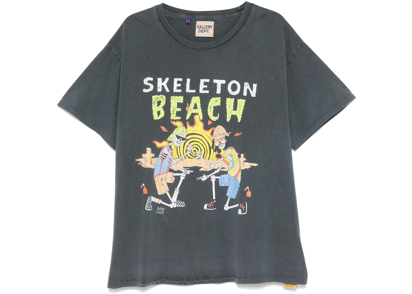 Gallery Dept. Skeleton Beach T-shirt Black
